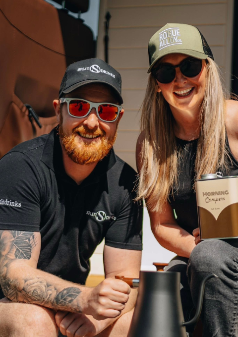 An image of a can of lager made by Camper Can