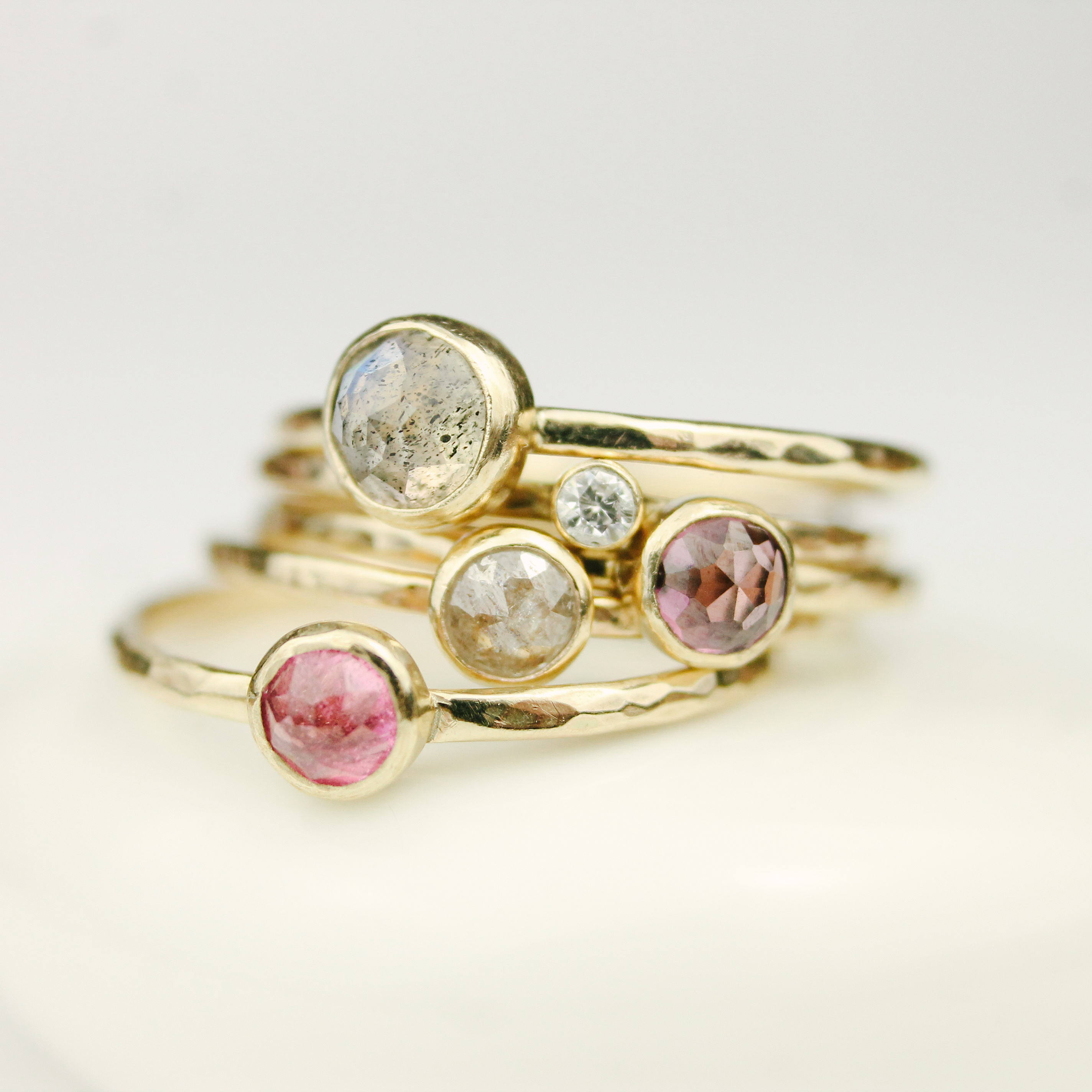 delicate stacking rings