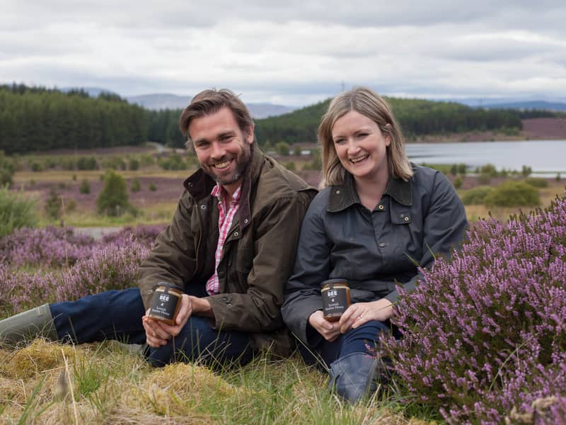 Iain and Suzie Millar, Co-Founders of The Scottish Bee Company