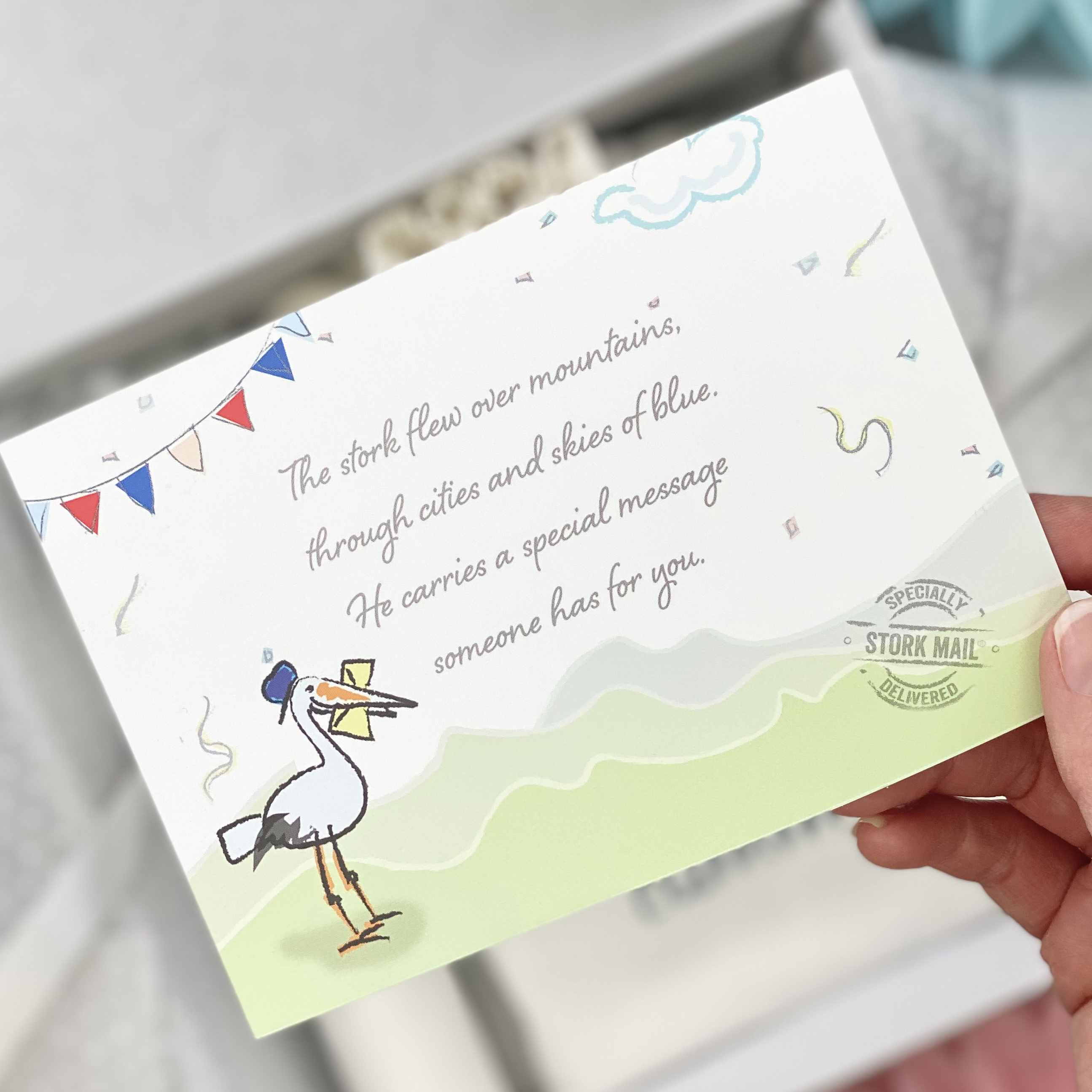 delivered by stork mail Poem