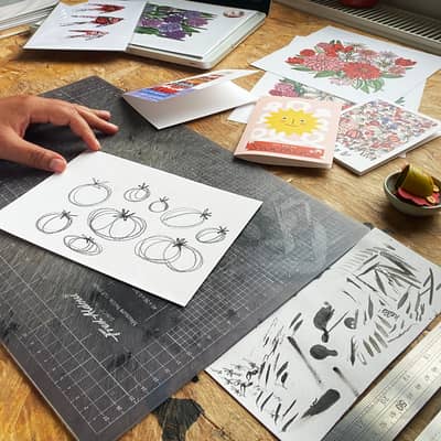 Aimee Mac Illustration's Desk