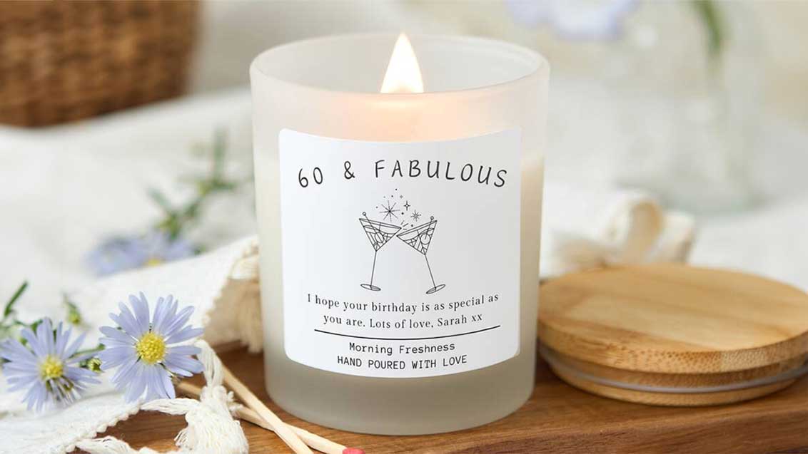 60th birthday candle