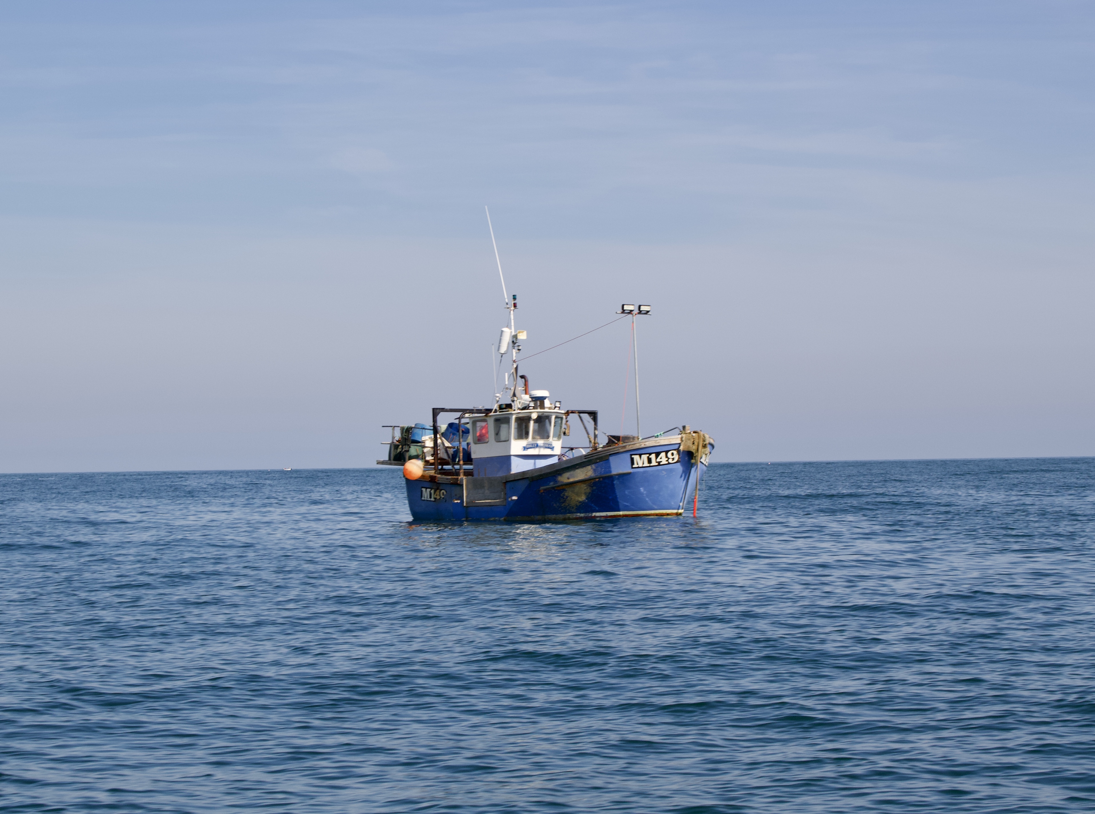 Fishing boat in the bay