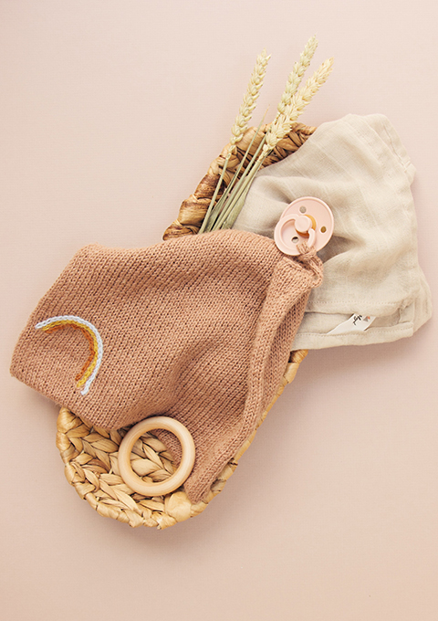 Button and Blue Knitwear