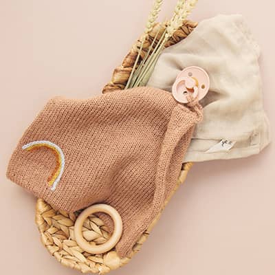 Button and Blue Knitwear