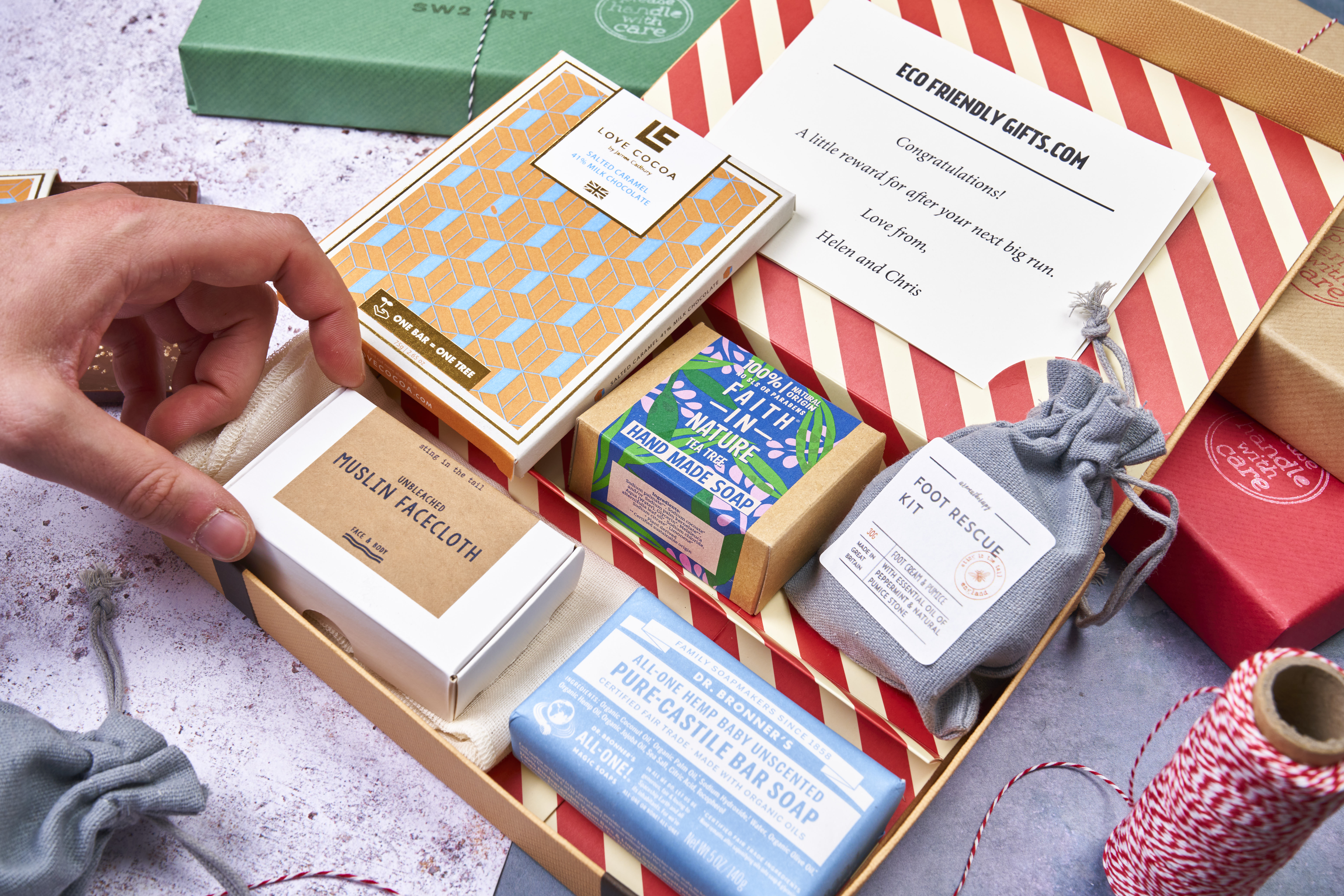 Runners eco friendly gift box