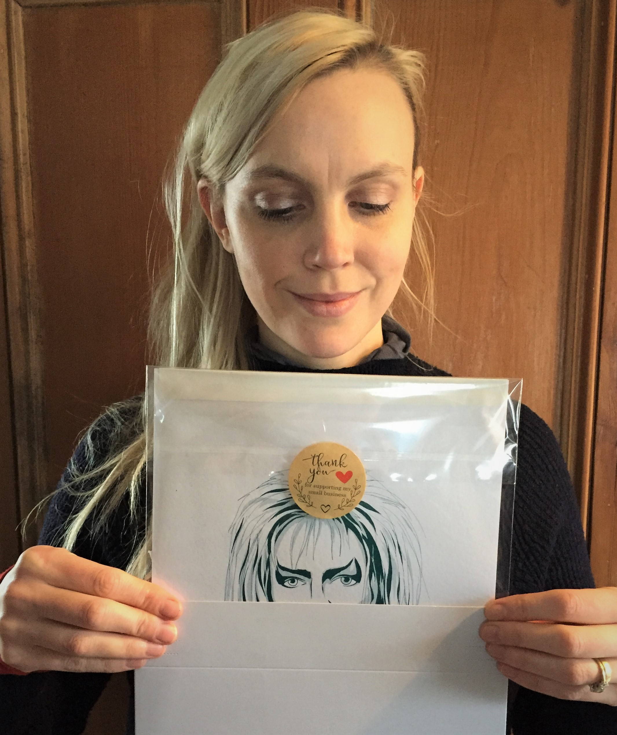 Portrait of David Bowie as Jareth in Labyrinth