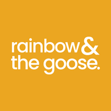 Rainbow & the goose logo