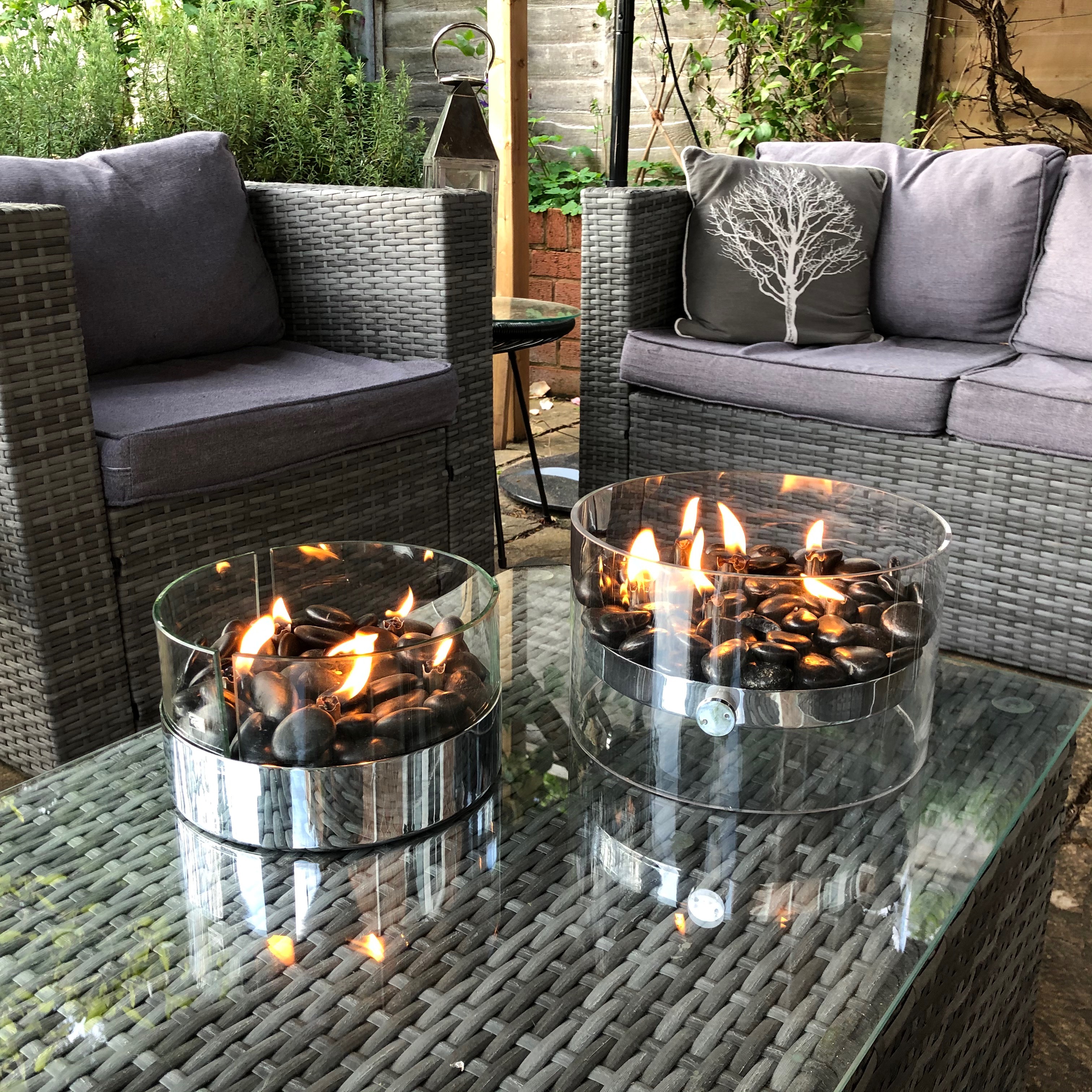 Table top fire pits