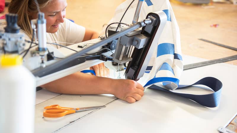 Sewing Bags in the loft