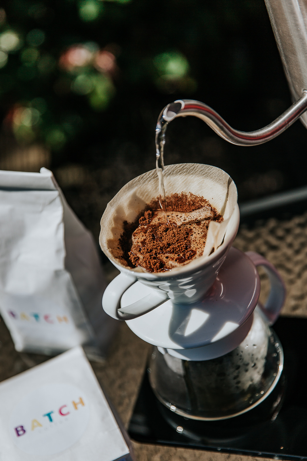 We taste and review the coffee.