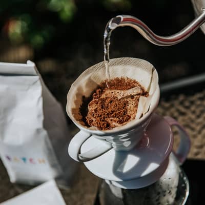 We taste and review the coffee.