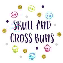 Skull and Cross Buns Rubber Stamps logo