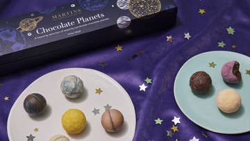 Handmade planet chocolates image