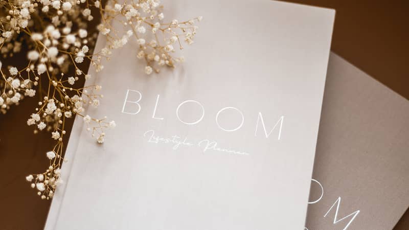 Bloom Lifestyle Planner in Neutral Tones