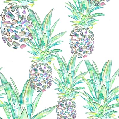 Pineapple print baby girls set