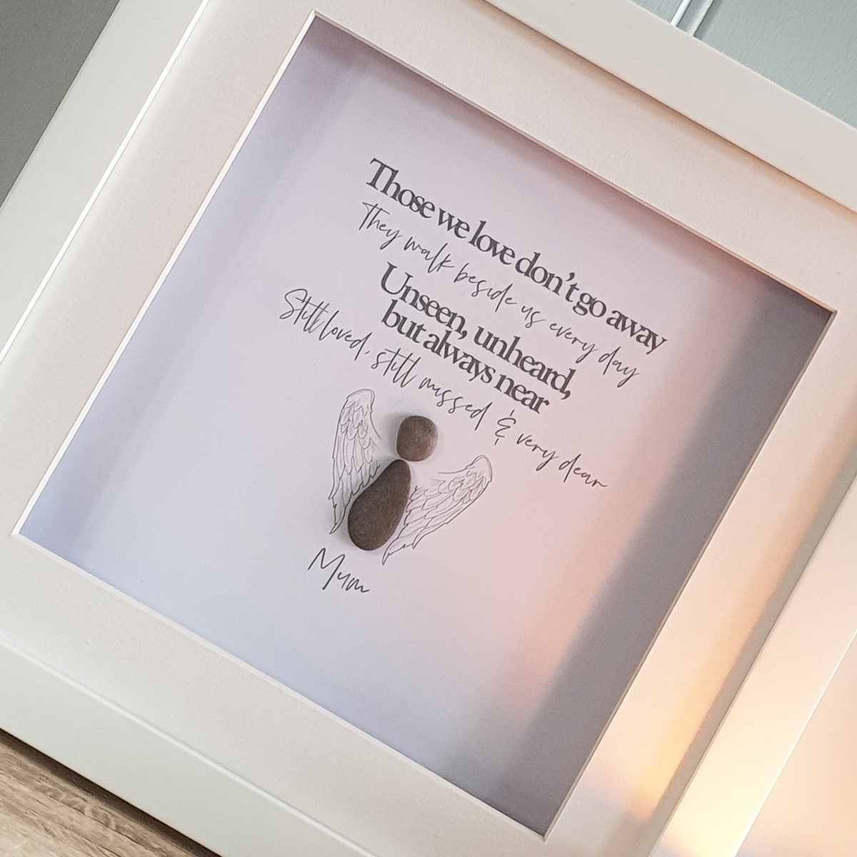Bereavement pebble art