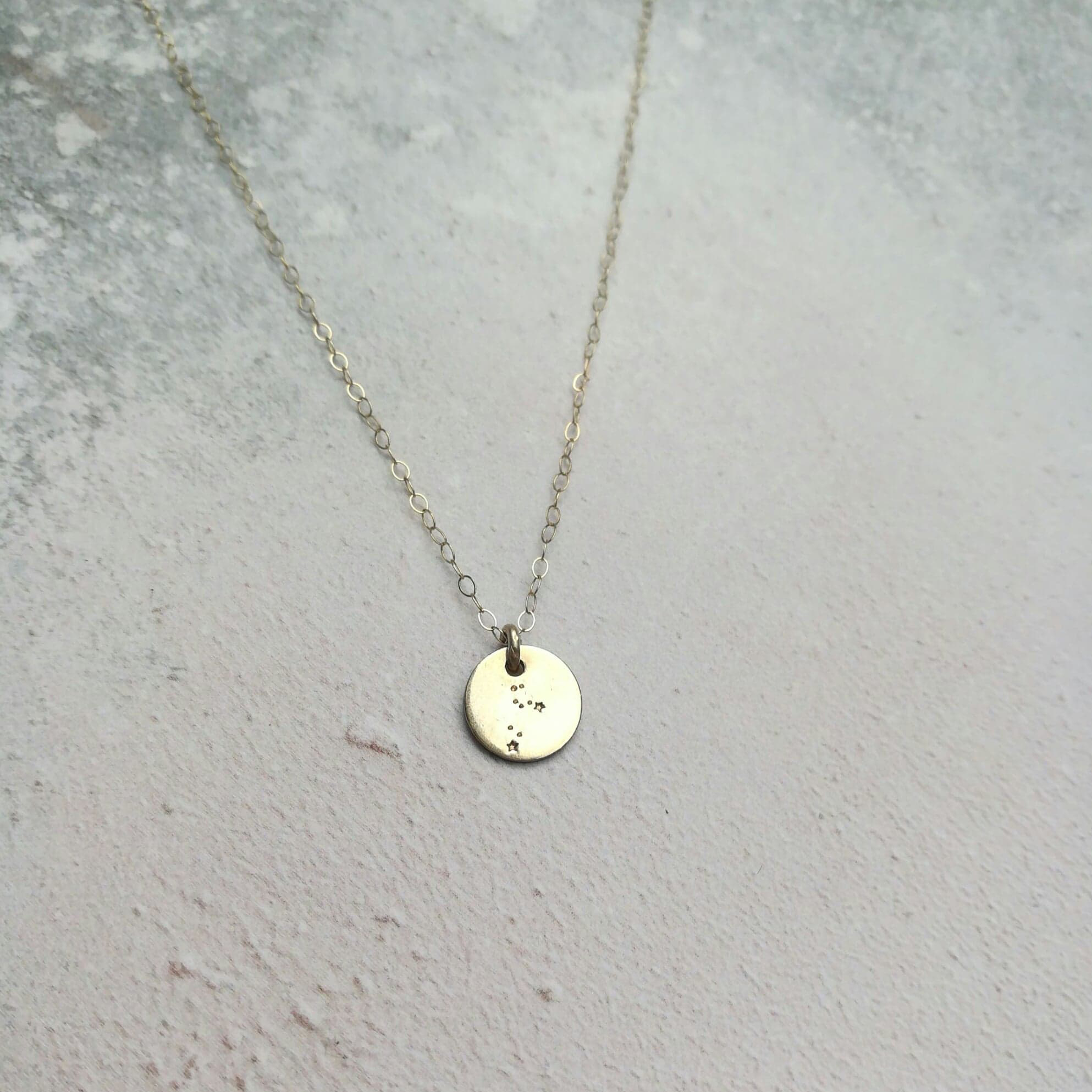 personalised star constellation necklace
