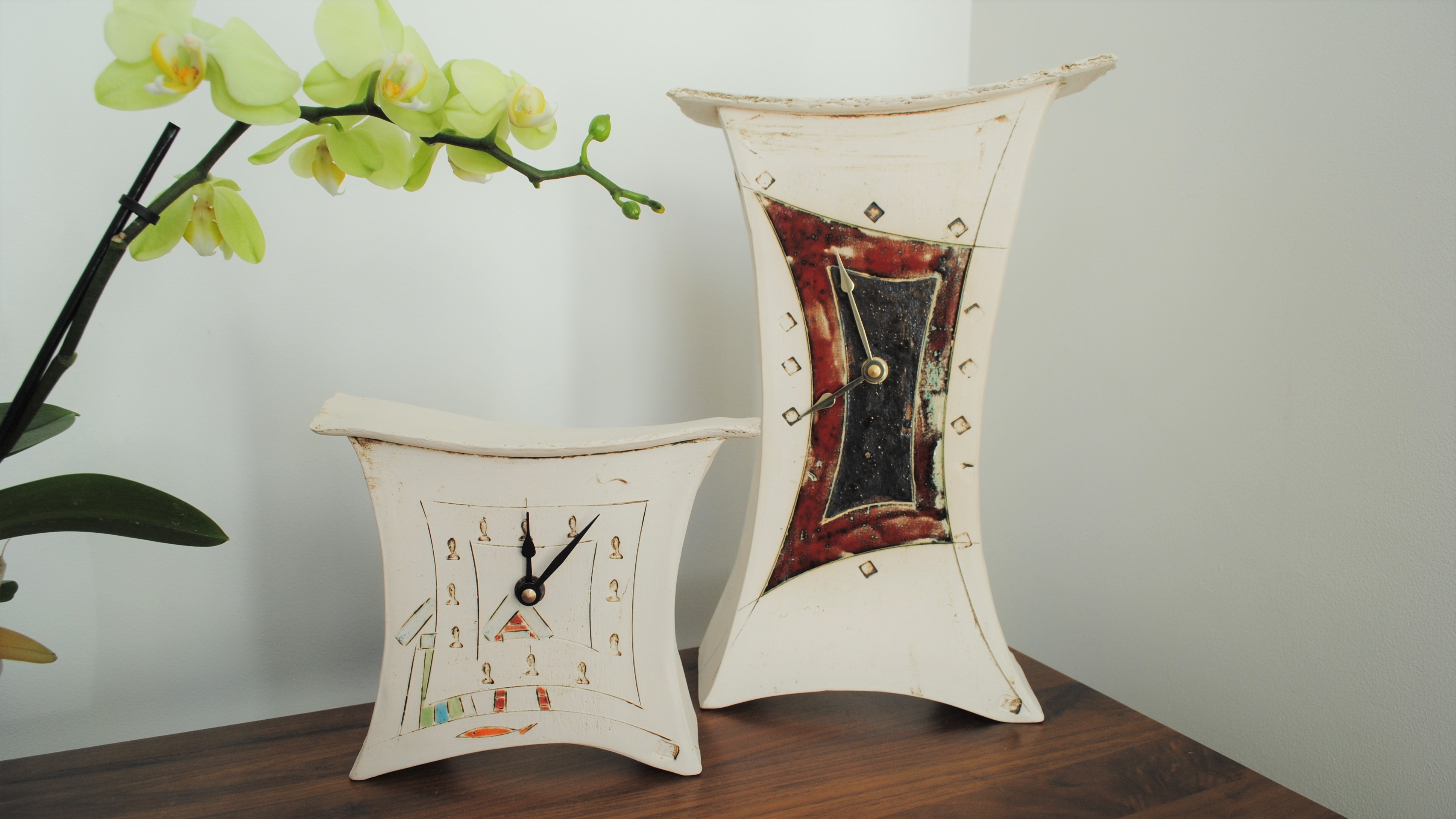 mantel contemporary clock and seaside themed clock