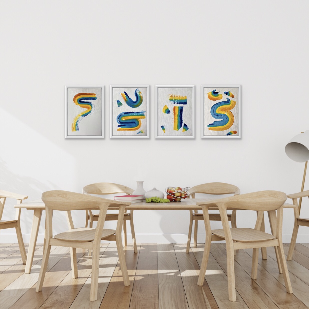 Brightly coloured original art, multi colours by ForrSsa