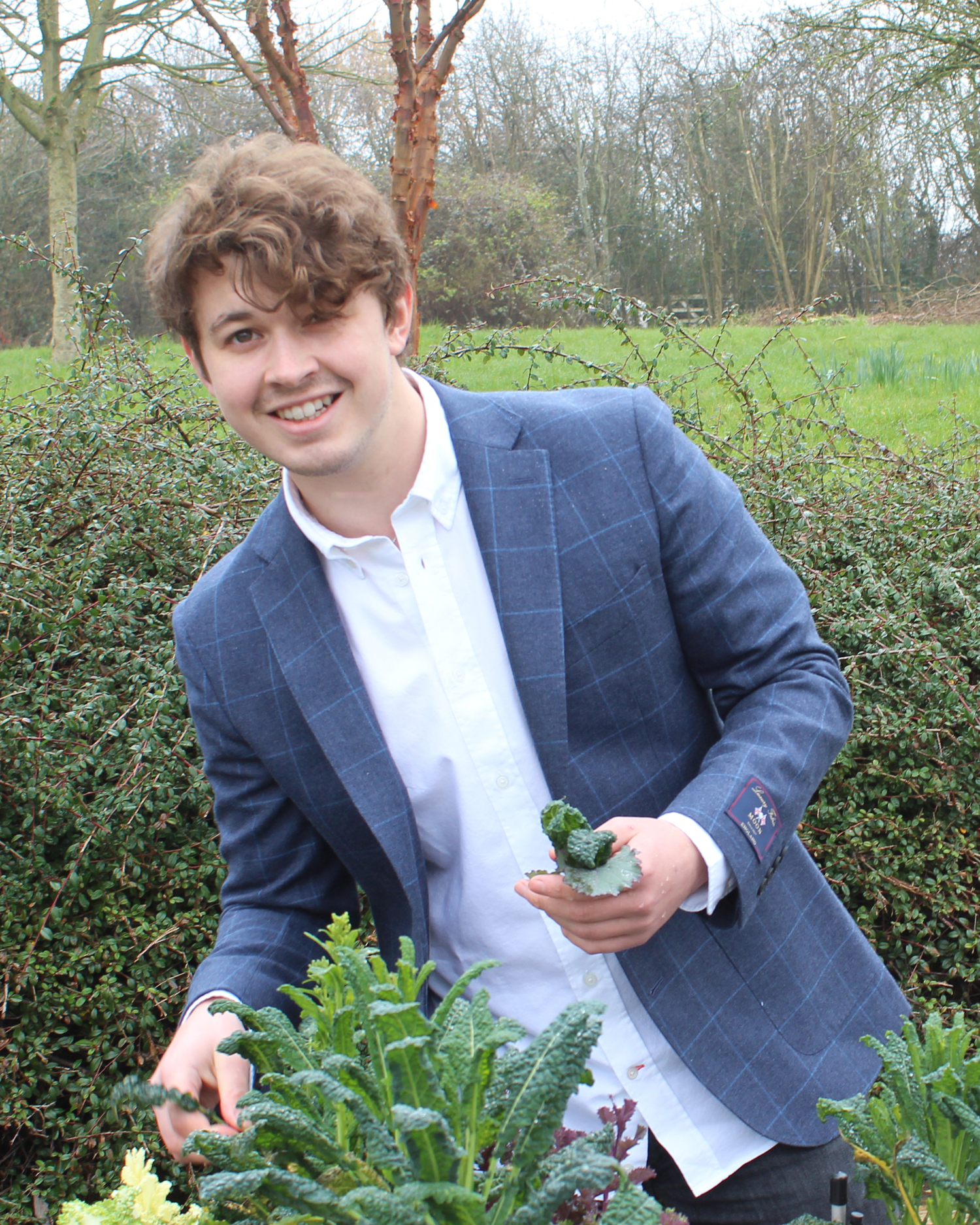 Picked carrots from our raised planter