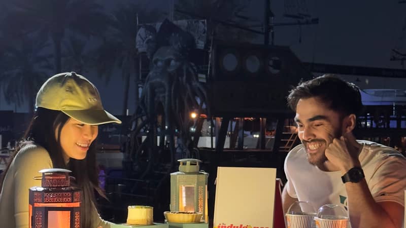 Founders of Rice n Jelly, Justin and Liz practising the art of indulgence