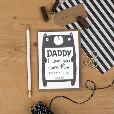 personalised daddy card