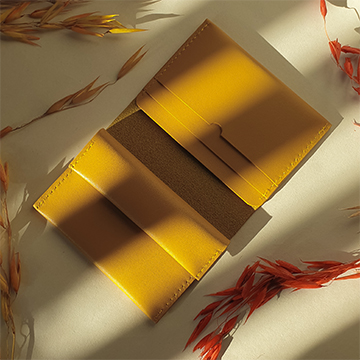 Amber Yellow Coin Wallet 