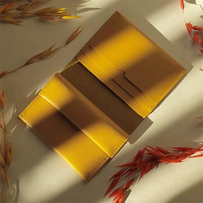 Amber Yellow Coin Wallet