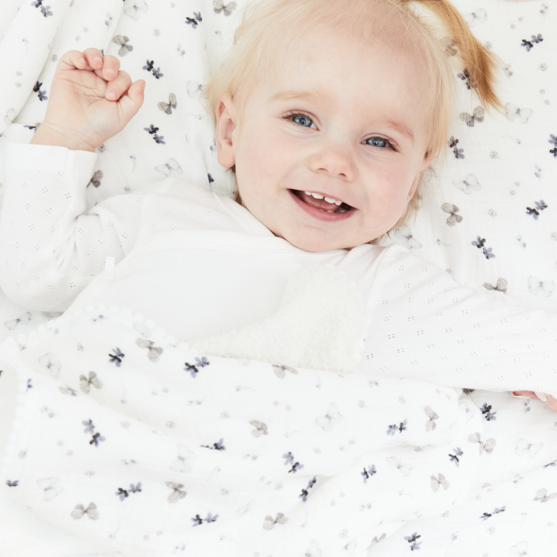 woodland sherpa baby blanket