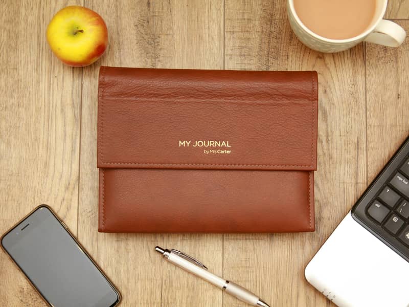 luxury leather journals