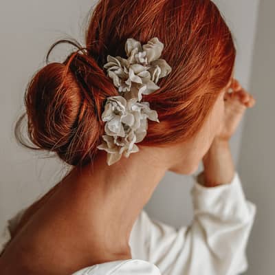 Rock N Rose Flower Hair Pin Headpiece