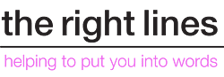 The Right Lines logo