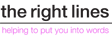 The Right Lines logo