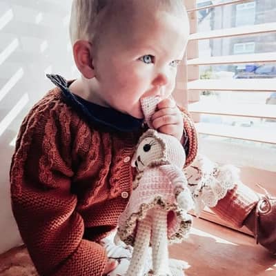 Handmade crochet doll