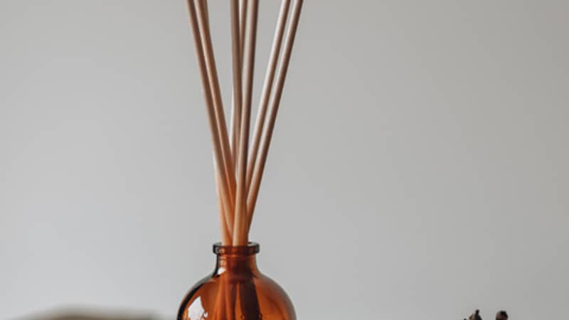 amber bottle reed diffuser