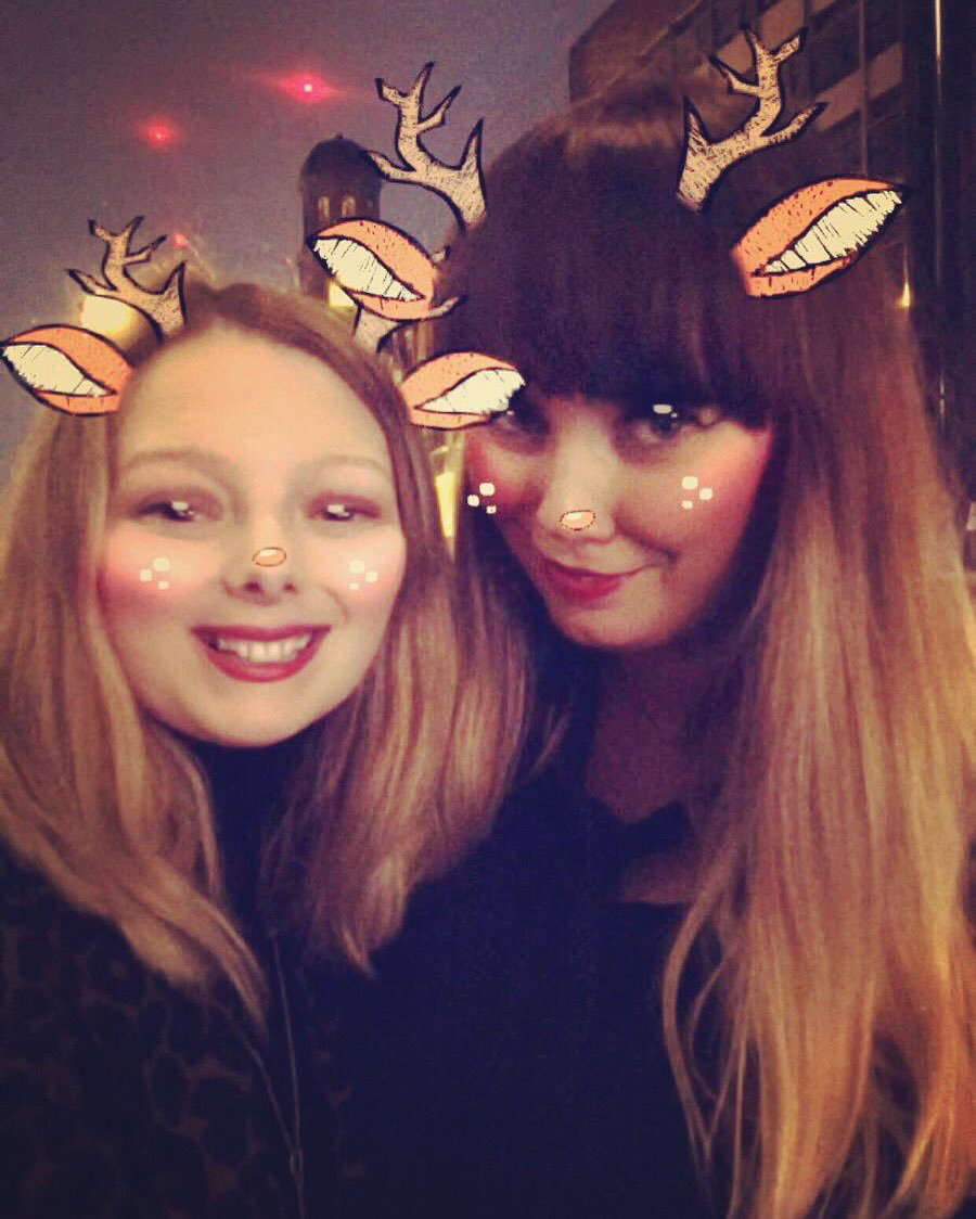 A silly festive photo of us! Merry Xmas everyone! x