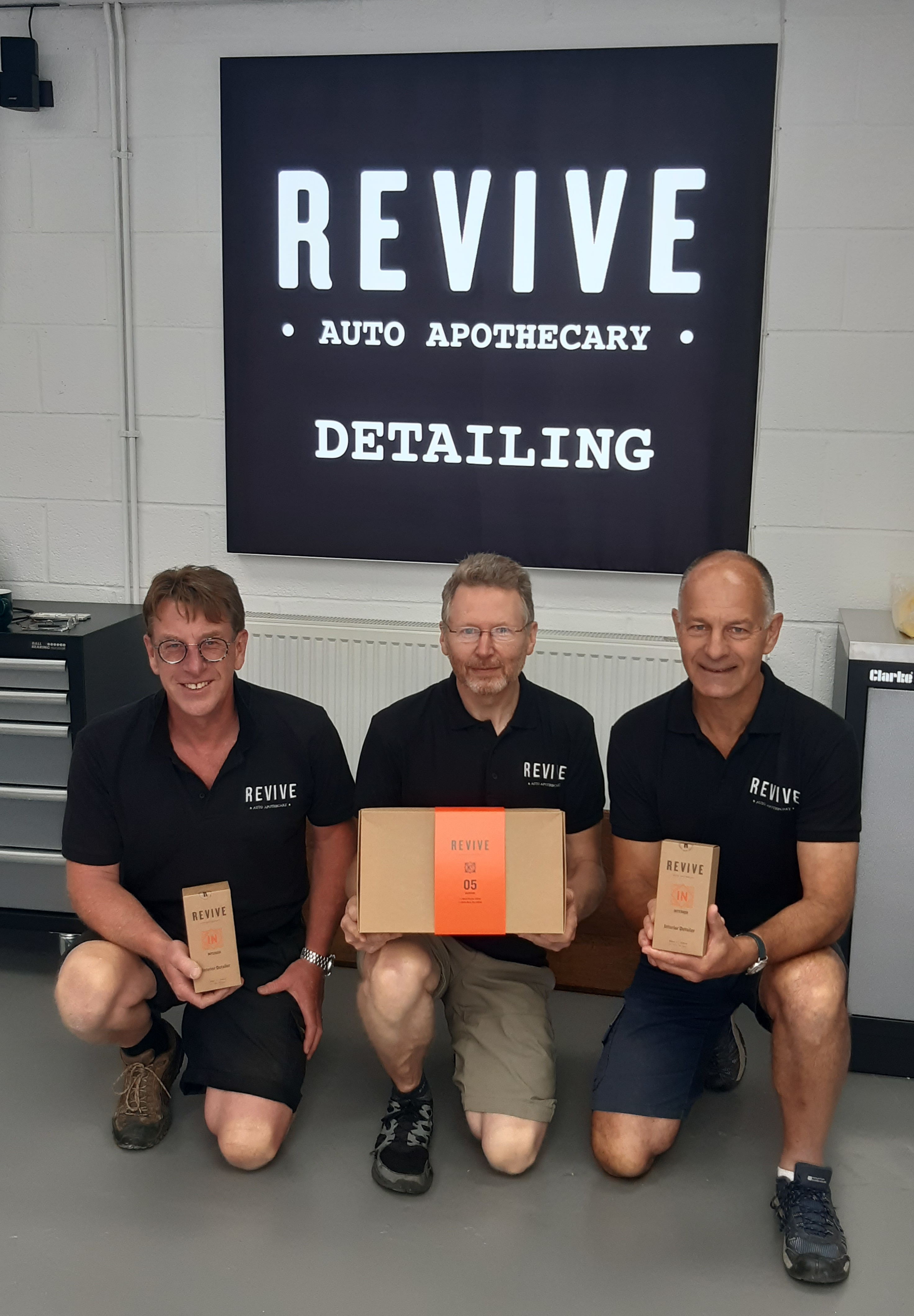 REVIVE directors: Andy, Mark & Neil 