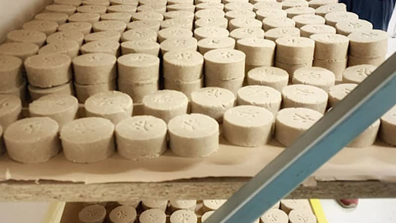 Job Lot bars drying out.