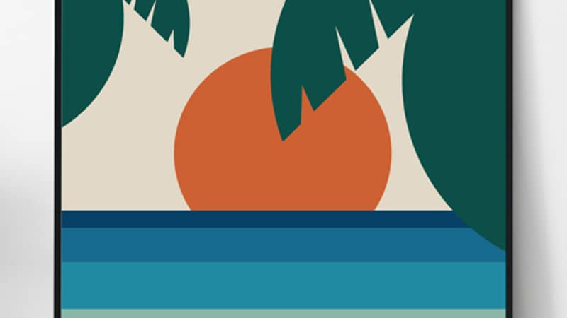 Ibiza Travel Poster Print