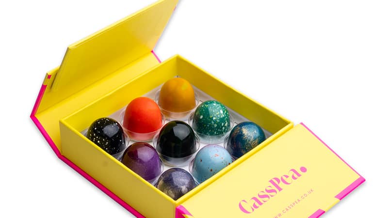 Our box of 9 chocolates