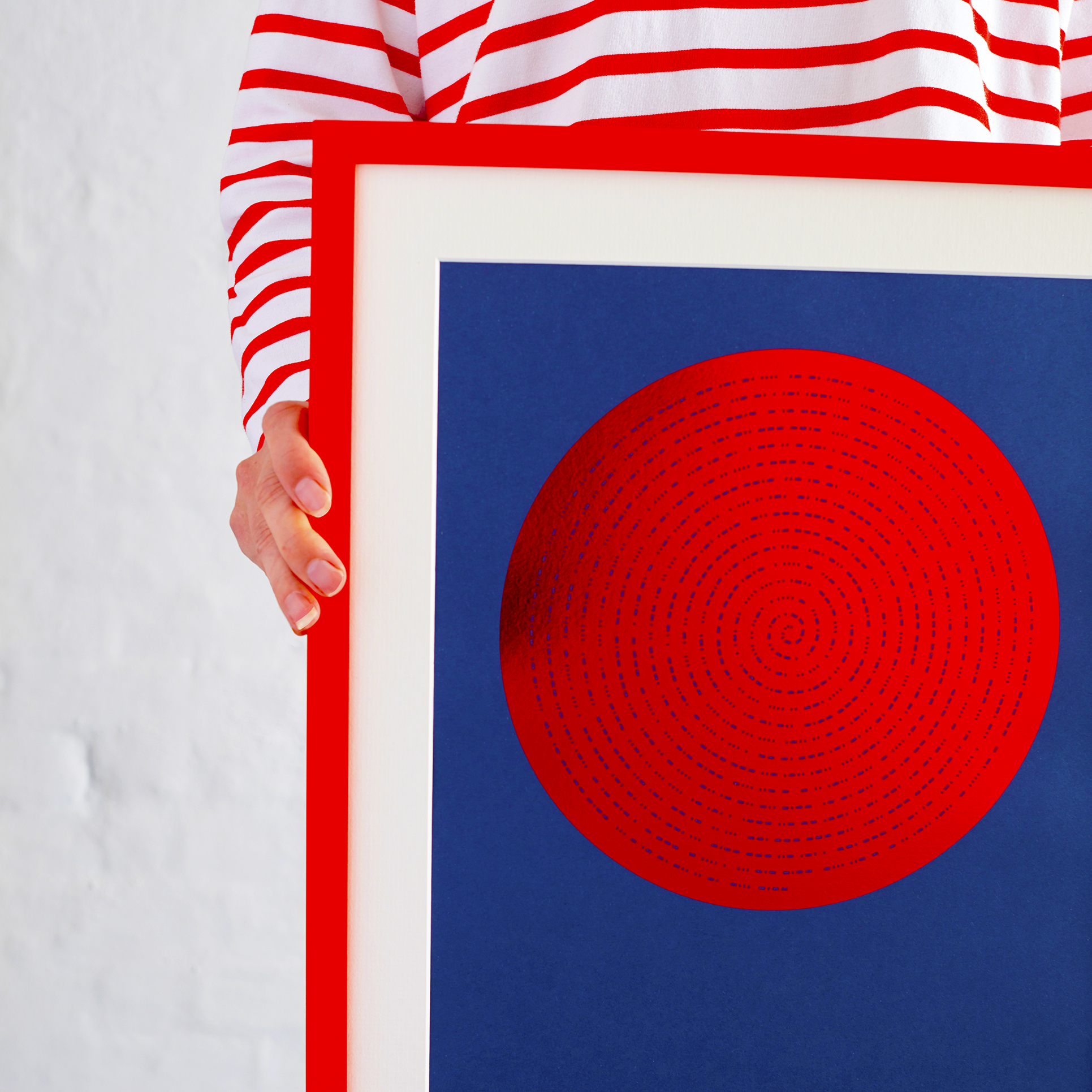 Personalised Solid Spiral morse code song print 