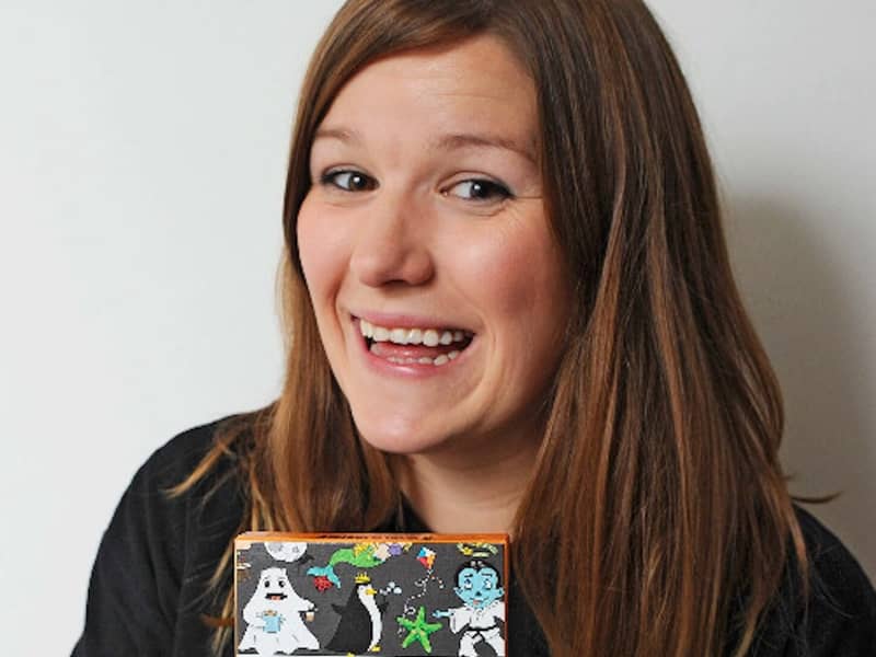 Hazel and her first game Randomise