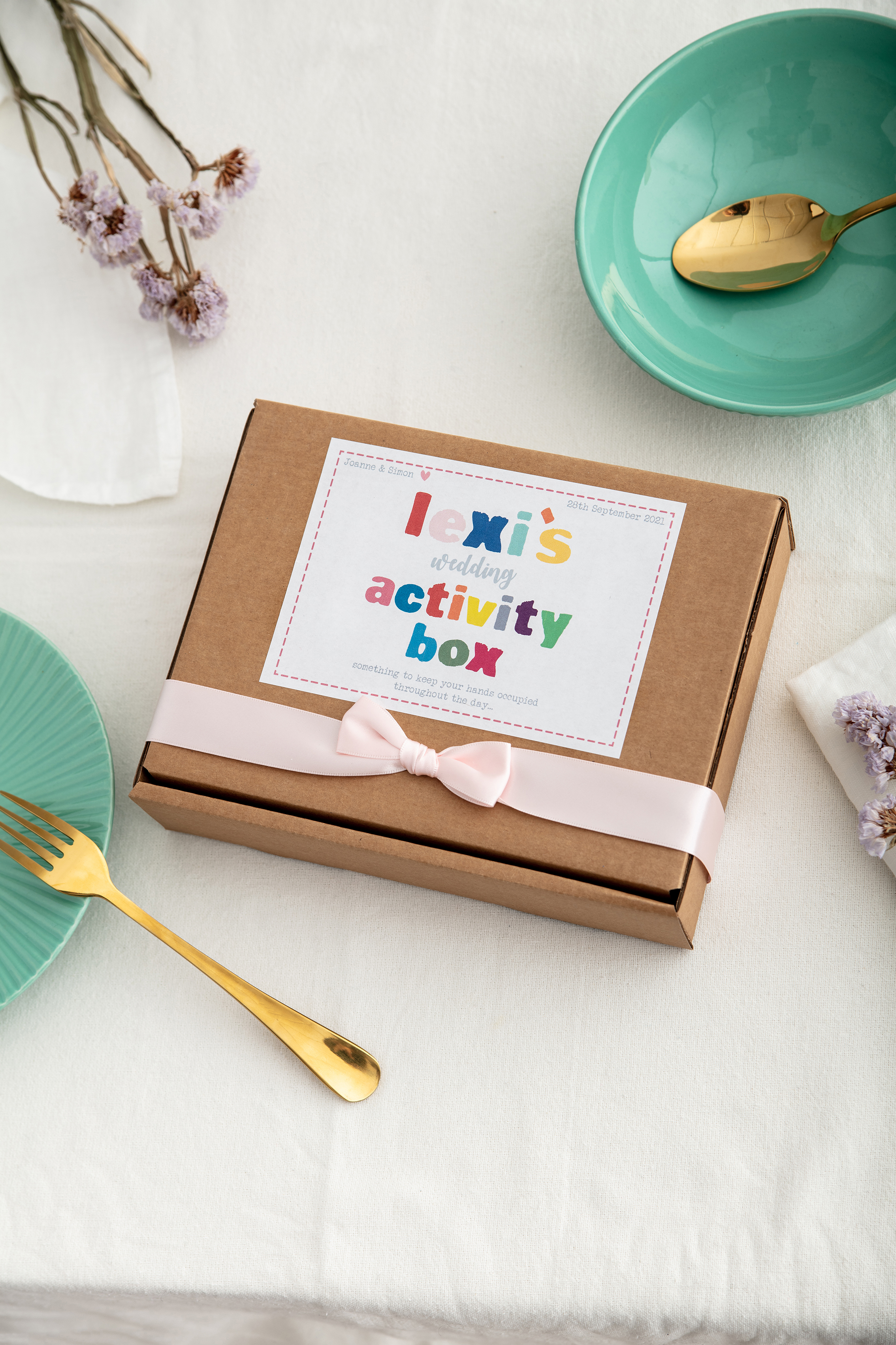 wedding activity box for kids