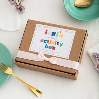 wedding activity box for kids