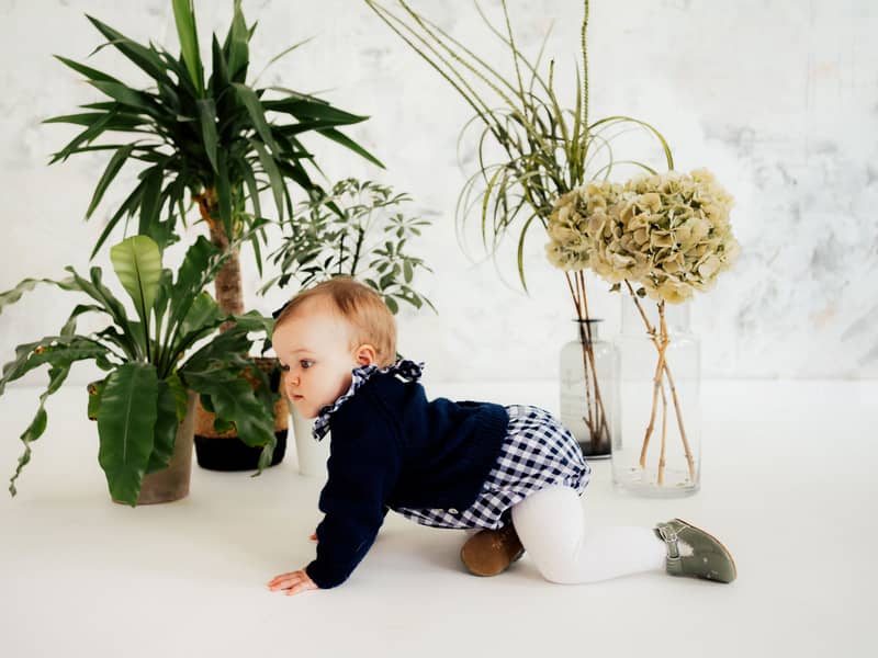 Traditional Gingham Dungarees with Gingham quilt Playmat