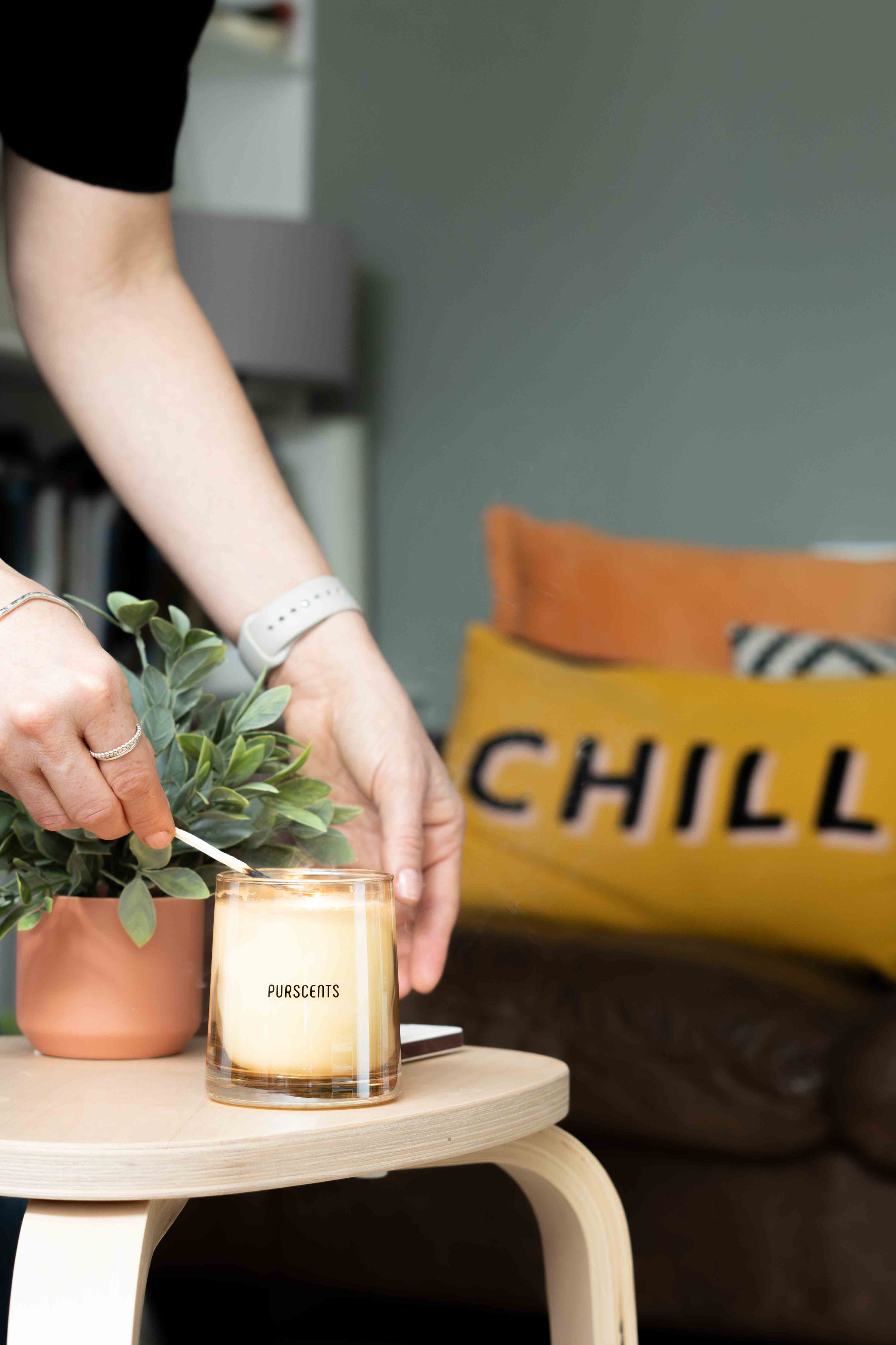 Aromatherapy candles