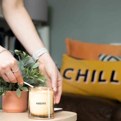 Aromatherapy candles