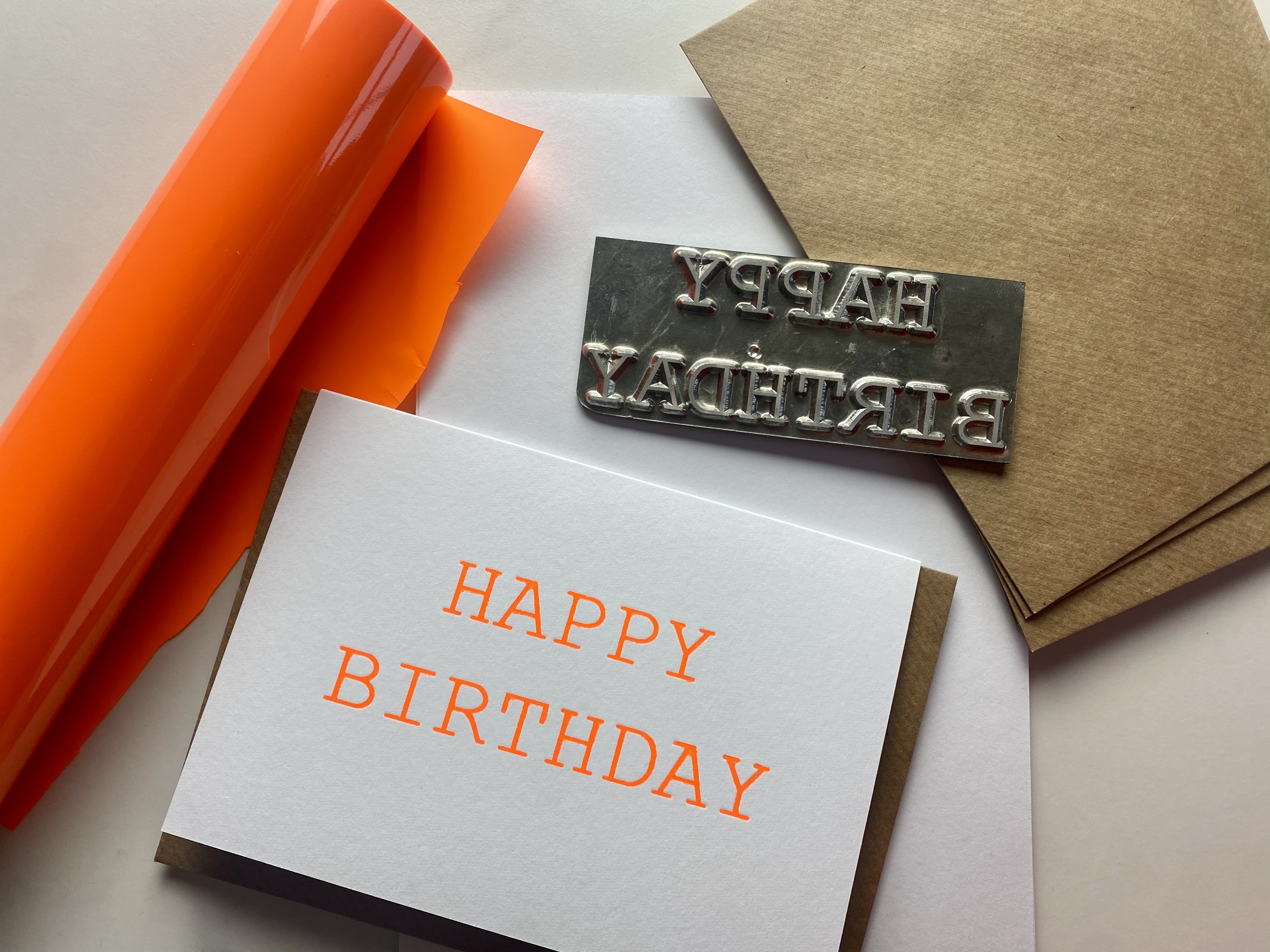 Happy birthday printing