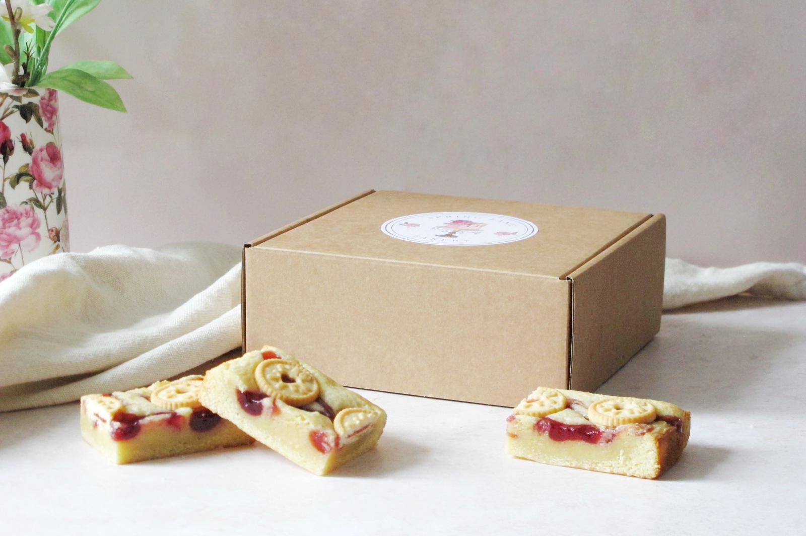 Lovely packaged baked gifts
